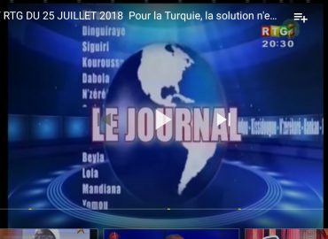 Journal RTG du 31 juillet 2018