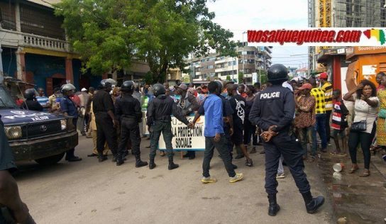 Urgent : les syndicalistes marchent vers le palais du peuple