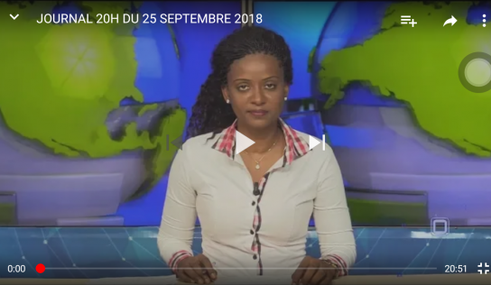 Journal 20H Évasion TV du 25 septembre 2018