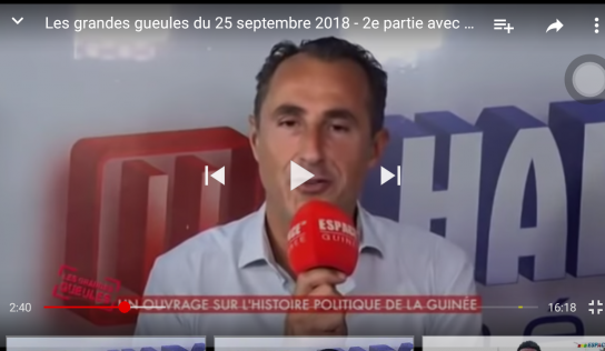 Les grandes gueules du 25 septembre 2018. 2ème partie avec Juan Gomez  RFI