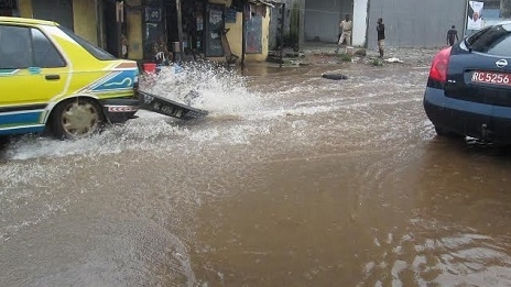 Guinée-Inondations : Plusieurs maisons inondées par les eaux de pluie à Conakry