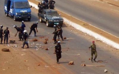 Violent Manifestation à Conakry : plusieurs manifestants  de l’opposition arrêtés