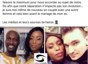 Accusée de la polyandrie, l’ex copain d’Aminata réagit : « Cessez de raconter des inepties » dixit  Stanislas philippe.