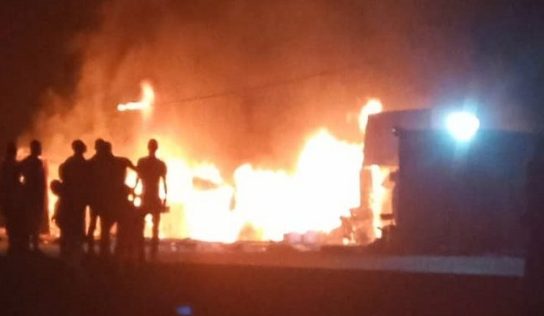 Spirale des incendies : une boutique brûle nuitamment à Sangoyah (témoin)