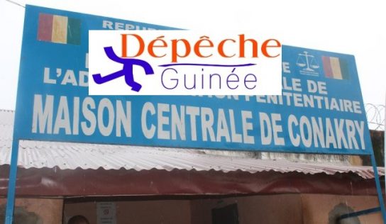 50 détenus testés positifs à la maison centrale de Conakry