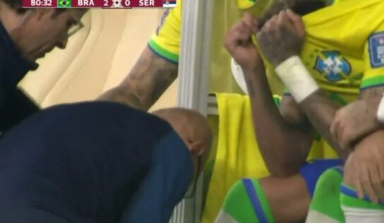 BRÉSIL-SERBIE: EN LARMES, NEYMAR SORT SUR BLESSURE… GROSSE INQUIÉTUDE POUR LA SELEÇAO ET LE PSG 