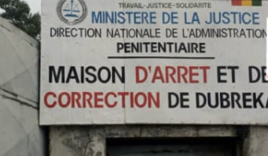 Évasion à la maison d’arrêt et de correction de Dubréka 