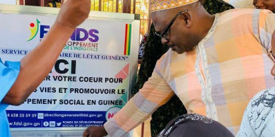FDSI : la campagne nationale des dépôts de caisses humanitaires lancée dans la région de Labé
