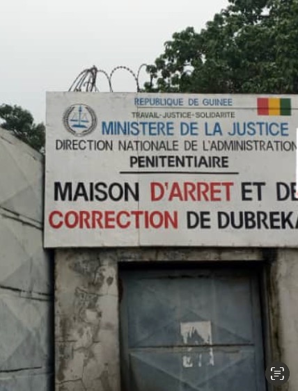 Évasion de plusieurs détenus à la maison d’arrêt et de correction de Dubreka ce samedi