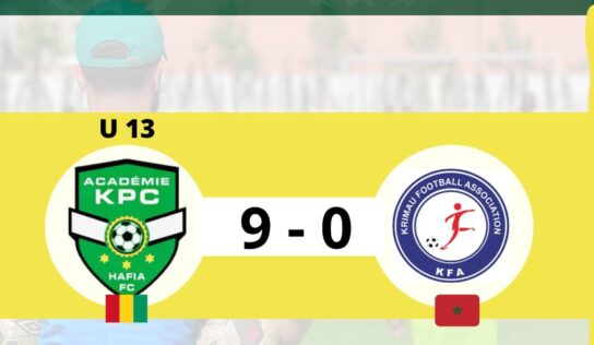 Tournoi international U15 d’OULMES: les U13 de l’académie KPC inflige une défaite cuisante à Karimau FC 