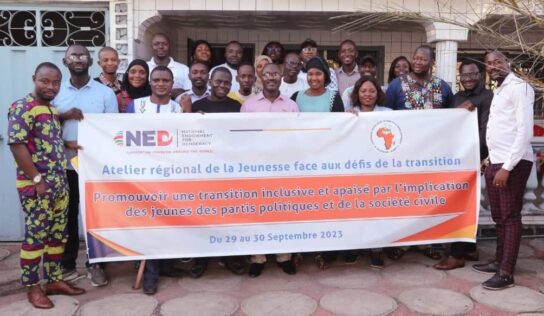 GUINEE « JOURNEES DE DIALOGUE ENTRE LES JEUNES DES PARTIS POLITIQUES ET DE LA SOCIETE CIVILE A CONAKRY »