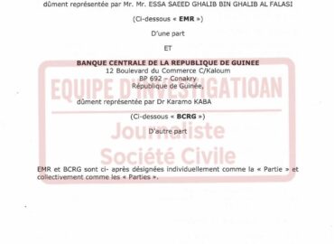 Scandale de tonnes d’or en Guinée : Les Contrats Secrets au Cœur d’un Système de Corruption Tentaculaire (Épisode 2)