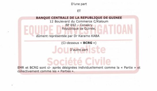 Scandale de tonnes d’or en Guinée : Les Contrats Secrets au Cœur d’un Système de Corruption Tentaculaire (Épisode 2)